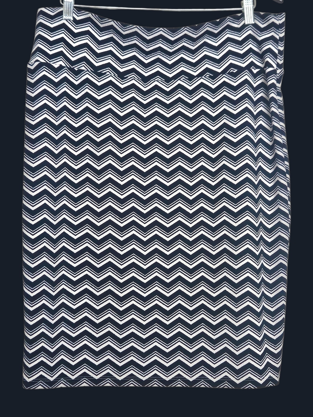 LuLaRoe Black & White Chevron Skirt